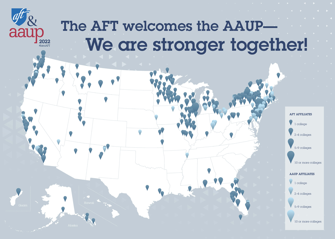 AFT and AAUP Join Forces United Academics Maryland